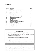 Предварительный просмотр 2 страницы BAYKON TX 1 Operational Manual