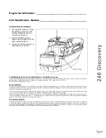 Preview for 3 page of Bayliner 246 Discovery Owner'S Manual Supplement