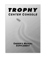 Bayliner Trophy 1703FS Owner'S Manual preview