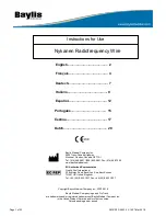 Baylis Medical Nykanen RFK-265 Instructions For Use Manual preview