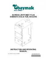 Предварительный просмотр 1 страницы Baymak Linyitomat Plus Instructions And Operating Manual