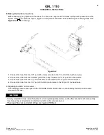 Предварительный просмотр 9 страницы Bayne Thinline GRL 1110 Operation And Parts Manual