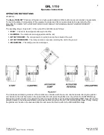 Предварительный просмотр 11 страницы Bayne Thinline GRL 1110 Operation And Parts Manual