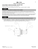 Предварительный просмотр 21 страницы Bayne Thinline GRL 1110 Operation And Parts Manual