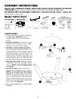 Предварительный просмотр 8 страницы Bayou Classic SP31 Owner'S Manual