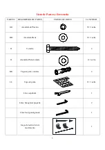 Предварительный просмотр 49 страницы Bayside Furnishings 251086 Assembly Instructions Manual