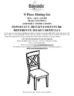 Bayside Furnishings CSC9PD-4 Assembly Instructions preview