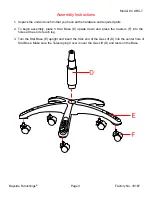 Preview for 3 page of Bayside Furnishings Metrex CORC-7 Manual