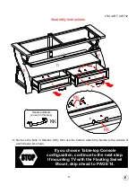 Предварительный просмотр 9 страницы Bayside Furnishings SON3N1CGT Assembly Instructions Manual