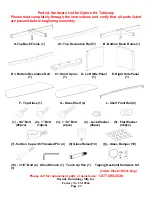 Предварительный просмотр 3 страницы Bayside Furnishings Vision 3-in-1 TV Console Assembly Manual