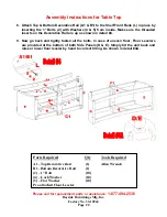 Предварительный просмотр 8 страницы Bayside Furnishings Vision 3-in-1 TV Console Assembly Manual