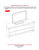 Предварительный просмотр 10 страницы Bayside Furnishings Vision 3-in-1 TV Console Assembly Manual