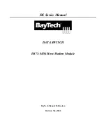 Предварительный просмотр 1 страницы BayTech DS Series User Manual