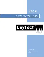 Preview for 1 page of BayTech DS74 Owner'S Manual