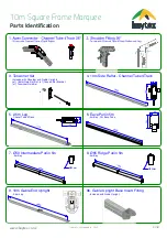 Preview for 4 page of Baytex 10m Square Frame Marquee Assembly Manual