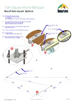 Предварительный просмотр 9 страницы Baytex 10m Square Frame Marquee Assembly Manual