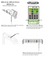 Preview for 3 page of Bazooka BPB24-G2 Remote Instructions