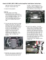 Preview for 3 page of Bazooka Honda GL1800 (2001-2005) Audio Amplifier Installation Instructions Manual