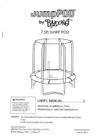 Предварительный просмотр 1 страницы Bazoongi Jump Pod User Manual