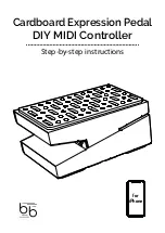 BB Cardboard Expression Pedal Step-By-Step Instructions предпросмотр