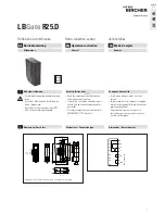 BBC Bircher LBGate R25.D Operation Instruction preview