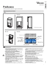 BBC Bircher ProAccess Original Operating Instructions preview