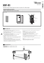 BBC Bircher XRF-R1 Original Operating Instructions preview