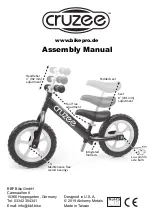 BBF BIKE Cruzee Assembly Manual preview