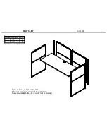 Предварительный просмотр 3 страницы bbf 60w Straight Desk Closed office Assembly Instructions Manual