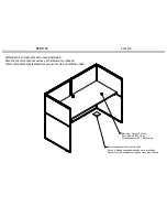 Предварительный просмотр 16 страницы bbf 60w Straight Desk Closed office Assembly Instructions Manual