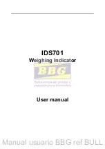 Предварительный просмотр 1 страницы BBG IDS701 User Manual