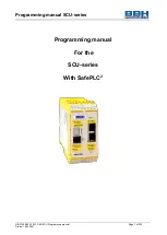 BBH SCU Series Programming Manual preview