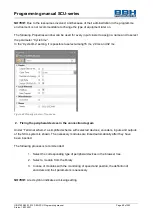 Предварительный просмотр 69 страницы BBH SCU Series Programming Manual