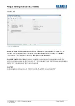 Предварительный просмотр 125 страницы BBH SCU Series Programming Manual