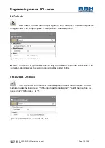 Предварительный просмотр 165 страницы BBH SCU Series Programming Manual