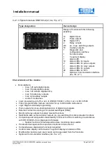 Preview for 28 page of BBH SMX 11-2 Installation Manual