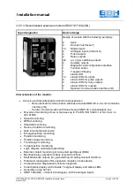 Preview for 51 page of BBH SMX 11-2 Installation Manual