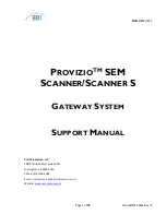 BBI Provizio SEM Support Manual preview