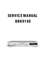 Предварительный просмотр 1 страницы BBK BBK916S Service Manual