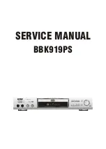 BBK BBK919PS Service Manual предпросмотр