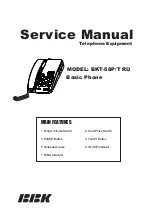 Preview for 1 page of BBK BKT-58P RU Telephone Equipment