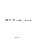 BBK DK1020S Service Manual preview