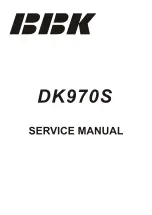 BBK DK970S Service Manual предпросмотр