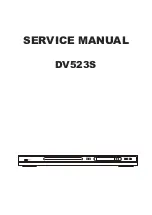 Предварительный просмотр 1 страницы BBK DV523S Service Manual