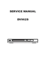 Предварительный просмотр 1 страницы BBK DV962S Service Manual