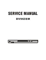 Preview for 1 page of BBK DV963SM Service Manual