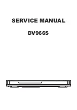 Предварительный просмотр 1 страницы BBK DV966S Service Manual