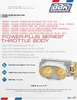 Предварительный просмотр 1 страницы BBK POWER-PLUS SERIES Installation Instructions