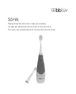 bbluv Sonik Instruction Manual предпросмотр