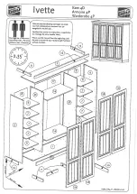 BBO Ivette Wadrobe 4P Assembly Instructions Manual предпросмотр